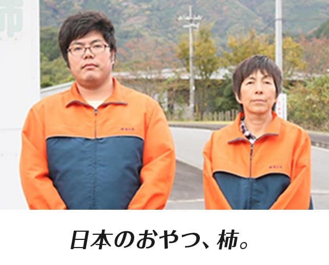 日本のおやつ、柿。