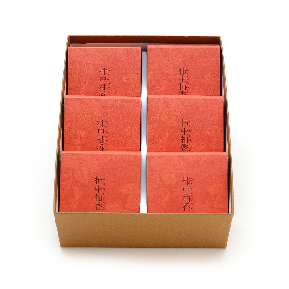柿中柚香(かきなかゆうか) 6個入 | 旬果瞬菓（しゅんかしゅんか）共楽堂