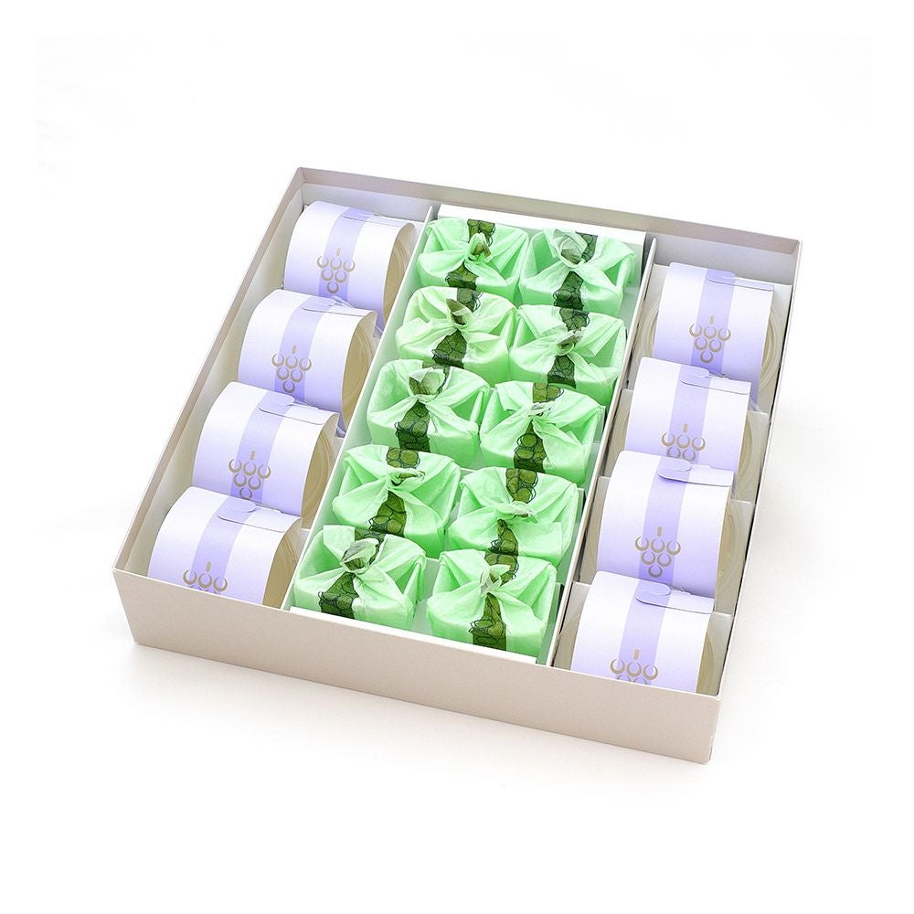 ひとつぶのマスカット・ピオーネゼリー詰合せ 18個入(常温便) | 旬果瞬