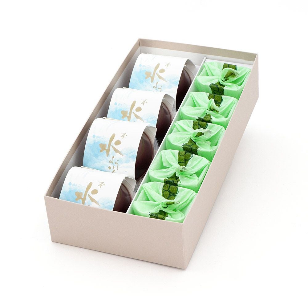 ひとつぶのマスカット・本水ようかん詰合せ 9個入(常温便) | 旬果瞬菓